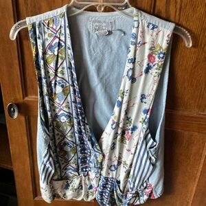 Floral Patchwork Vest